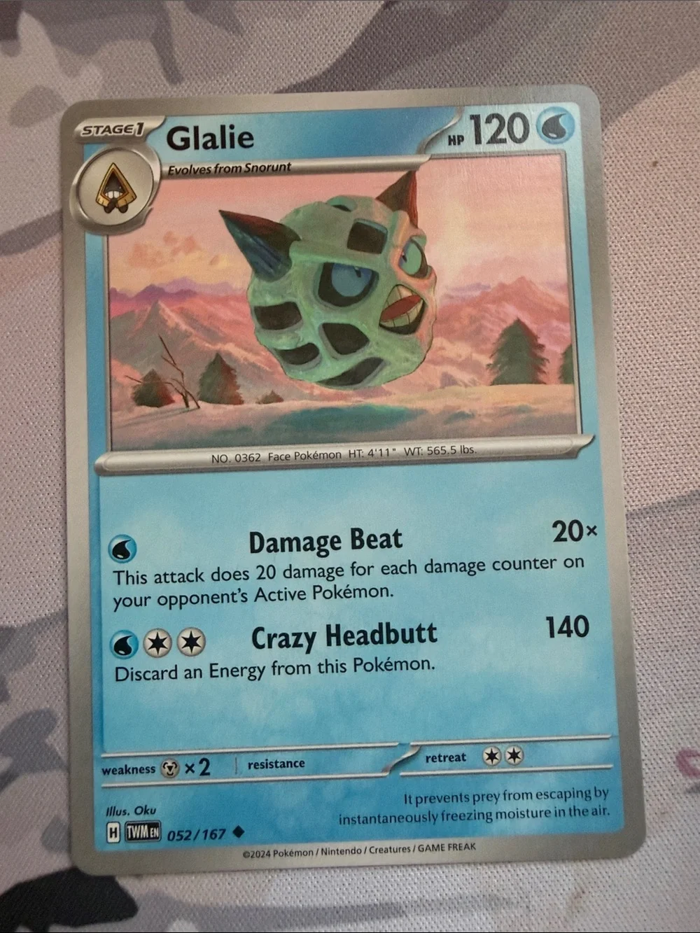Snorunt & Glalie Evolution Collection Lot | 5 Pokémon Cards | ✨5/$25✨